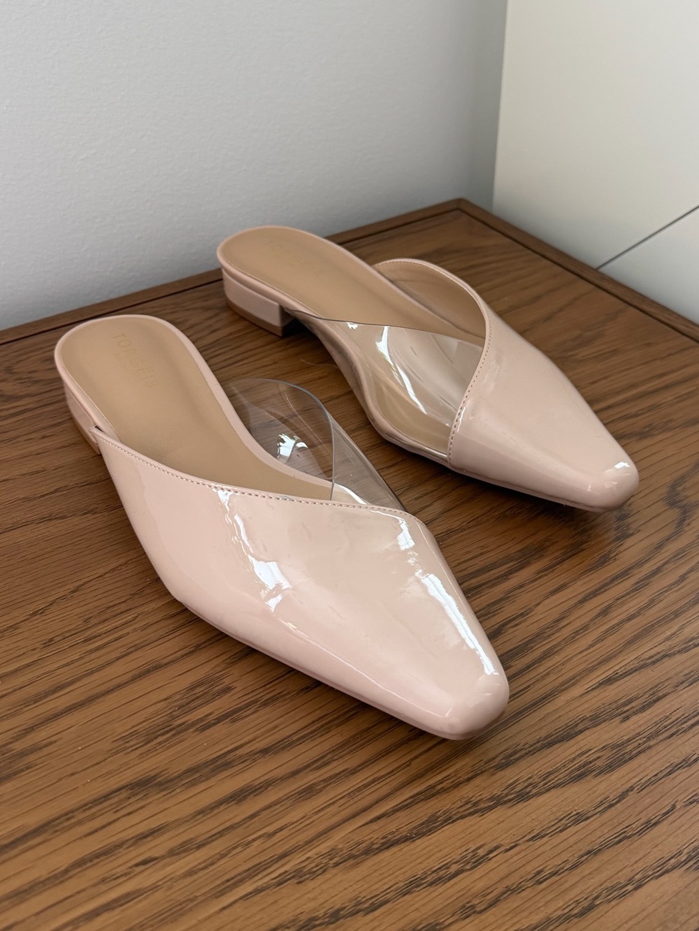 Torgeis Jaina Flat Mule in Beige